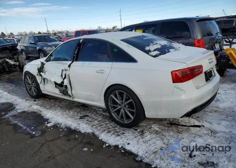 2015 Audi A6 3.0T Premium Plus from USA, damaged, VIN WAUFGAFC9FN021208